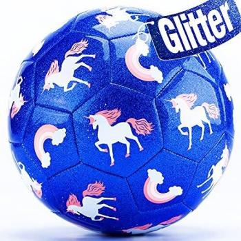 Einhorn‑Fußball Kit für Kinder: Training mit Ballpumpe, Netz, Größe 3 (2020) – 2–8 Jahre