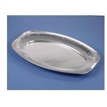 Aluminium Servierplatten, oval 33,3 cm x 23,3 cm