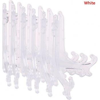 Cadres photo support portable 12 pièces noir/transparent 3 pouces