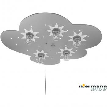 Kinderlampe Titan Zugschalter für LED-Schlummerlicht Kinder Deckenleuchte Wolke