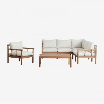 Conjunto de Muebles de Jardín Melvin de Acacia