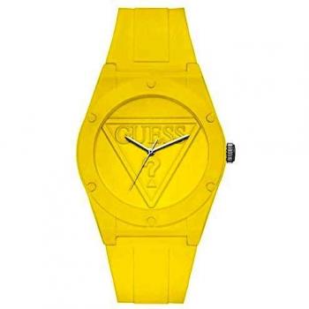 Guess Retro Pop Frauenuhren – Analog Quarz mit Silikondraht (W0979L4-NA)