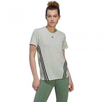 Felpa Verde adidas Trainicons 3 Stripes XL Donna