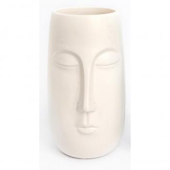 Bébé de la Maison Lily – Vase Arty Blanc 20×12 cm