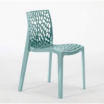 Coffret de 22 chaises intérieure Grand Soleil – Variante Gruvyer Nid d'Abeille en vert foncé, promo spéciale