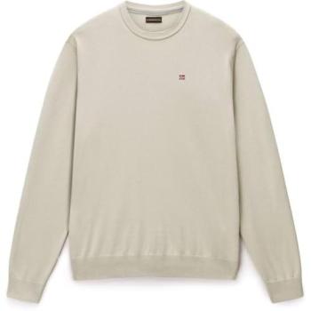 Napapijri Regular Fit Pullover Droz in Mittelgrau, Größe L