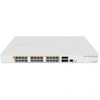 Switch PoE Mikrotik CRS328-24P-4S+RM 1U