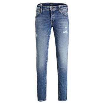 Jeans Jack & Jones Glenn slim fit azul desgastado
