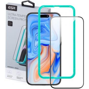ESR iPhone 15 Plus Tempered Glass Schwarz