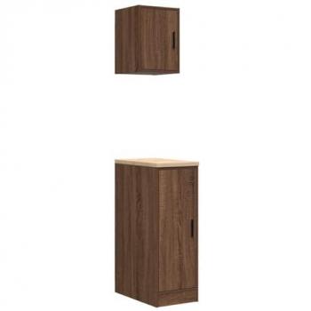 VidaXL Engineered Wood Garage Cabinets