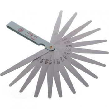 0.02 to 1mm Feeler Gauge 17 Blade Tool