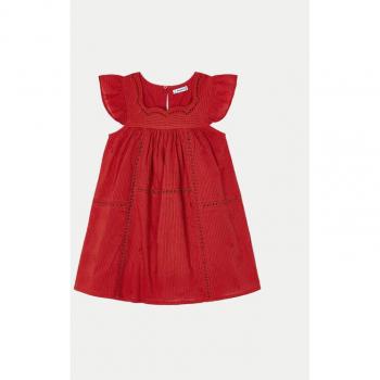 Mayoral 3930 Vestito Estivo Rosso Regular Fit