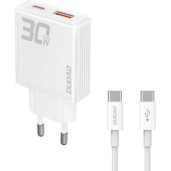 Dudao 30W PD Laddare med USB-C och USB-A