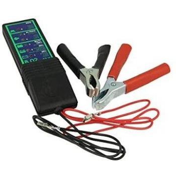 Tester Dinamo 12V per Batteria e Alternatore con Indicazione LED per Auto e Moto Made in Italy