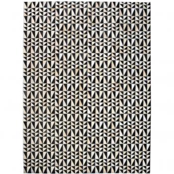 Tapis Kilm Noir et Blanc 160x230 cm