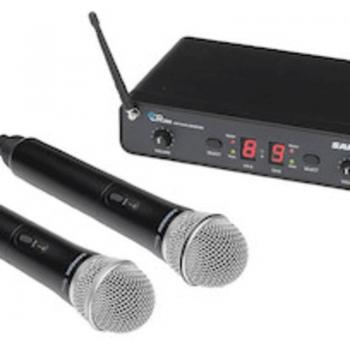 Samson CR288 Duo Système de Microphones Sans Fil