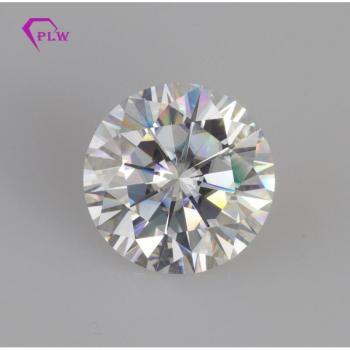 Provence Moissanite Ring/Ohrring – GH Farbe, 8 mm, 2 Karat Brilliante Runde