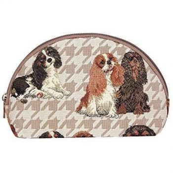 Cavalier King Charles Spaniel Makeup Brush Bag