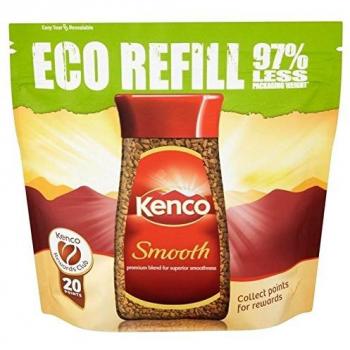 Kenco Glatte Braten Eco‑Refill – 150 g liofilisiert, 2‑Pack Instant Kaffee