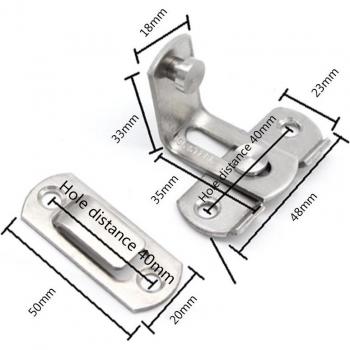 90 Degree Bending Door Lock Latch