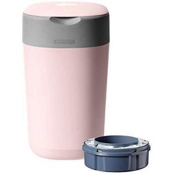 Tommee Tippee Twist & Click Pink Windelmülleimer + Ersatzkassette 1 St