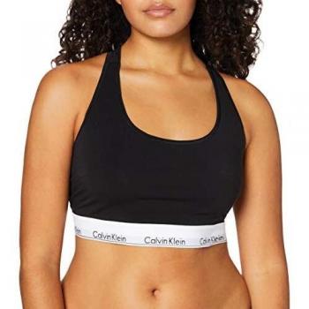 Calvin Klein Damen Bralette Modern Cotton Plus Unlined Schwarz XX-Large