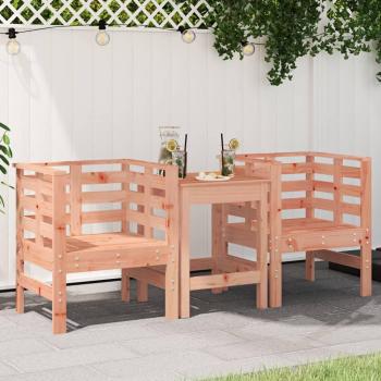 Vidaxl Outdoor Chairs 2 pcs 61.5x53x71 cm Solid Wood Douglas
