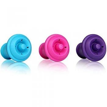 Vacu Vin Wine Saver Vacuum Stoppers, Set of 3