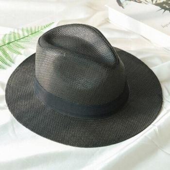HT2261 Solid Plain Straw Hat