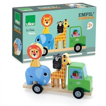 Vilac – Empil’animo de la savane Multicolore taille unique