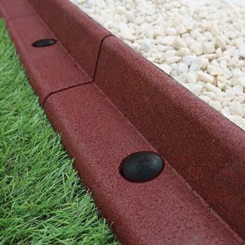 Flexible Path Edge for Lawns, Terracotta, Size 1.2m x 26