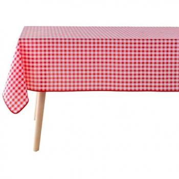 Vichy Rouge Anti-taches Rectangulaire