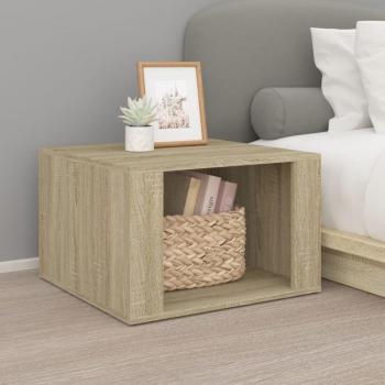 VidaXL Night Table Sonoma Oak 57x55x36 cm Engineered Wood