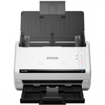 Epson DS-770 II: Escáner portátil 45 PPM/90 IPM, 600 DPI, 30 Bits, con USB, ADF y doble cara