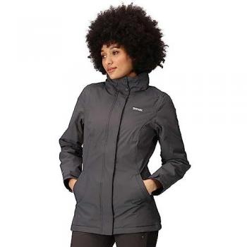 Chubasquero de Viaje Regatta Blanchet II en Color Gris Oscuro, Modelo Mujer