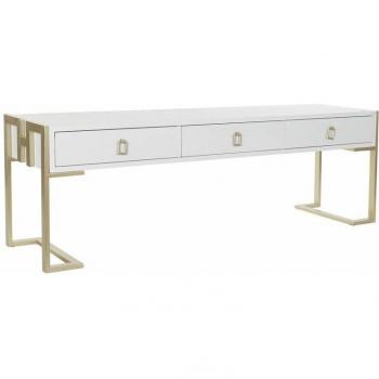 Table Basse Design Glam Blanc