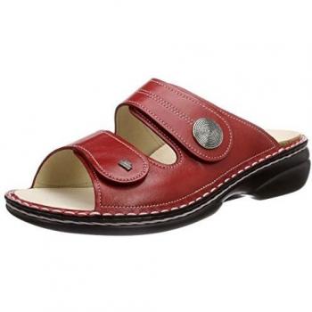 Finn Comfort Damen Pantoletten Sansibar, Rot, 39