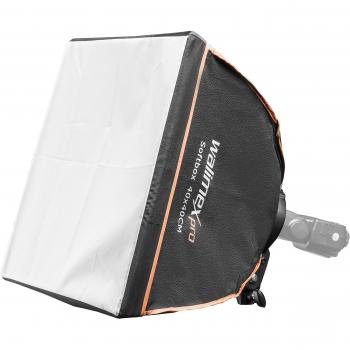 Softbox 40x40cm für Walimex Kompaktblitze
