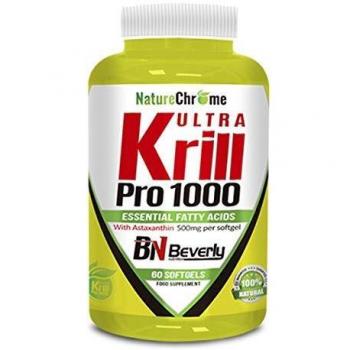 Beverly Nutrition Ultra KRILL Pro 1000 Aceite de Krill 60 Perlas