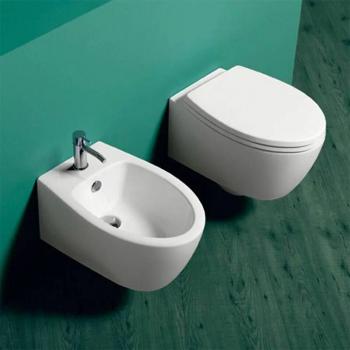 Simas LFT Spazio Sanitario sospeso Rimless con copriwater soft‑close