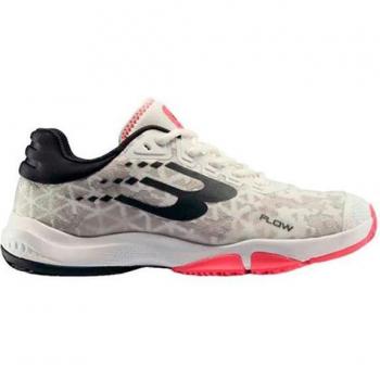 Bullpadel Flow 24V Padel-Schuhe Damen Weiß/Carbon