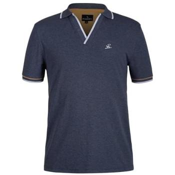 Enorsia Navy 2XL Polo Shirt – Cuban Collar, Tipped Edge