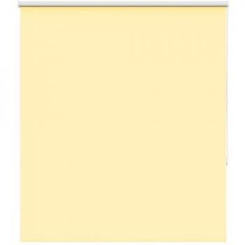 Vidaxl Blackout Roller Blind Yellow 130x175 cm Polyester