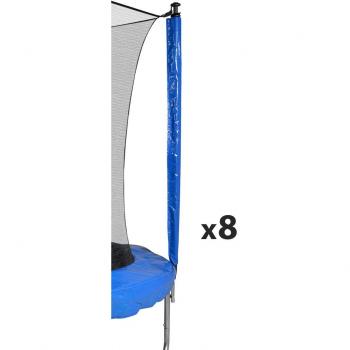 Kaia Sports Étui Anti‑UV Bleu – Pack 8 pour Tous Types de Poteaux de Trampoline