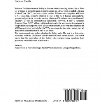 The Steiner Ratio (Combinatorial Optimization, 10, Band 10)