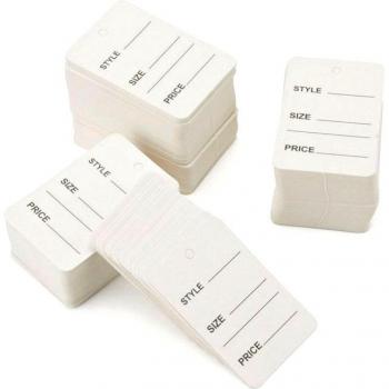 Etiquetas de papel Kraft con hilo de yute para eventos, 300 unidades