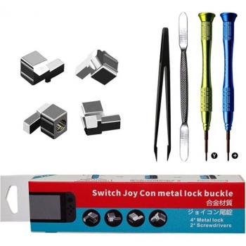 Kit Completo 12‑en‑1 con Herramienta y Hebilla Metálica para Joy‑Con