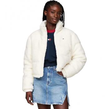 Essential Giacca Crop Puffer Bianca Donna – M
