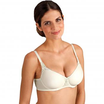 Soutien-gorge à armatures spécial t-shirt Viania, écru, taille 75D