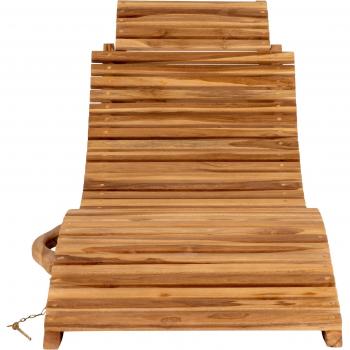 Chaise bain de soleil en teck Arrieta House Nordic